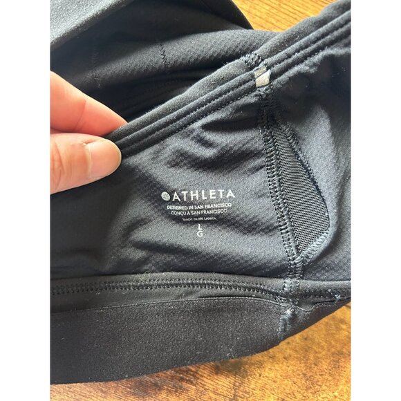 Athleta Black One Shoulder Sports Bra - Picture 5 of 5